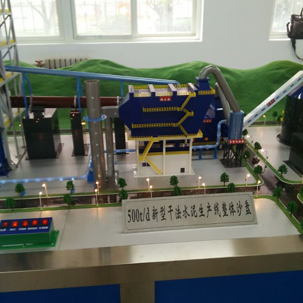 水泥厂生产线沙盘模型制作案例